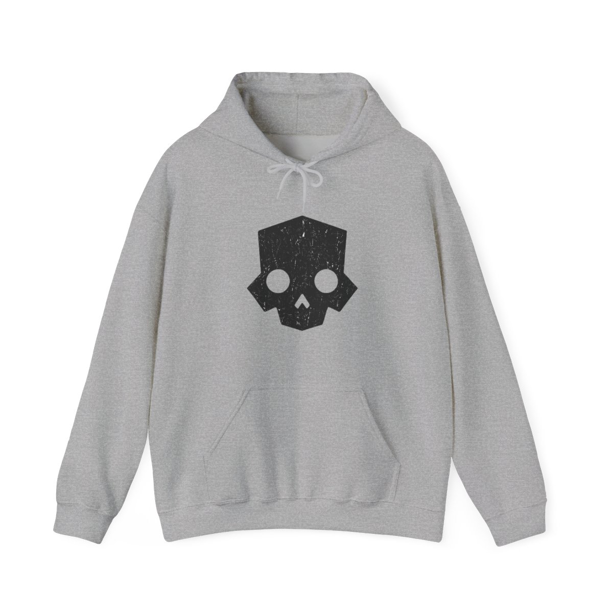 Worn Black Helldivers Skull Hoodie - Official hoodies merchandise
