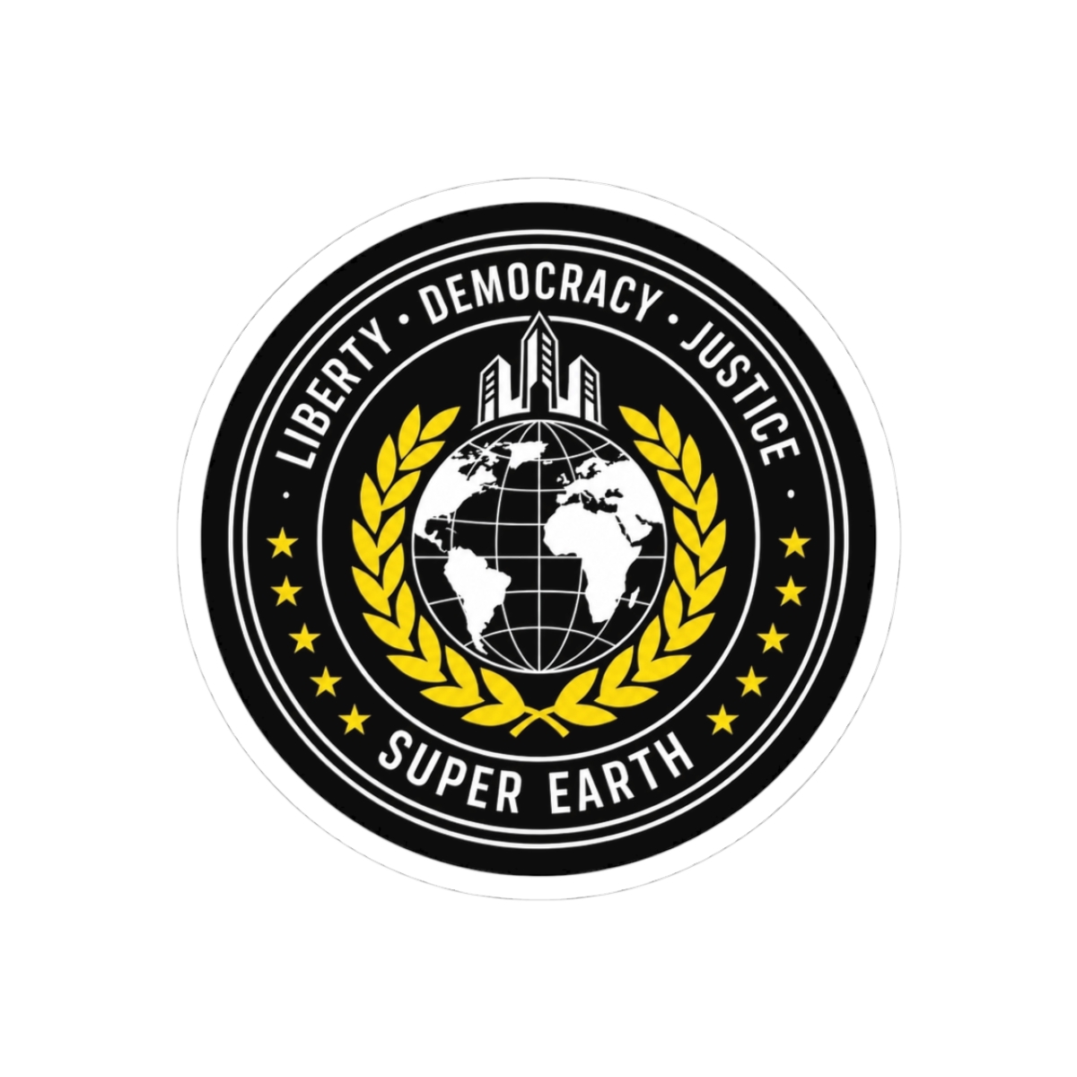 Super Earth helldivers Sticker - Official stickers merchandise