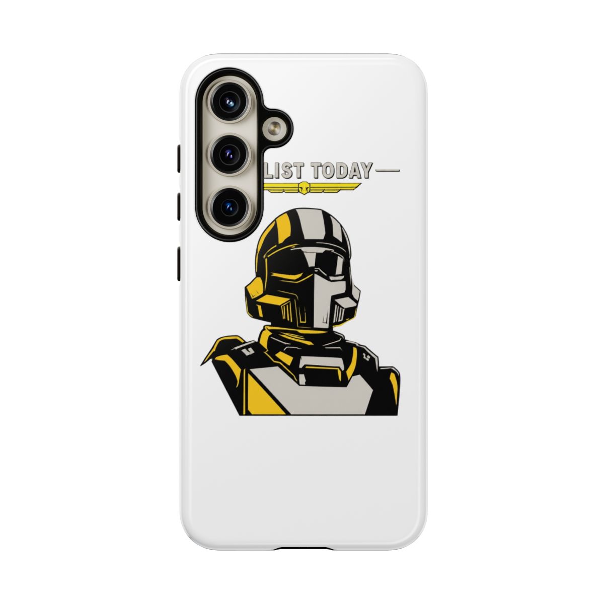 Helldivers 2 Video Game Enlist Today Phone Case - alternate angle 2, merchandise
