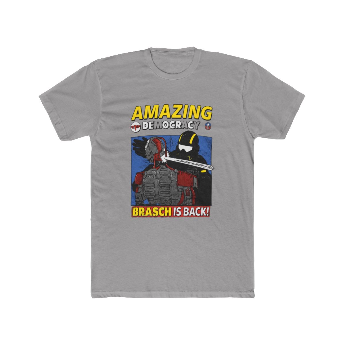 Helldivers 2 Amazing Democracy Comic Book Style Vi T Shirt - Official t-shirts merchandise