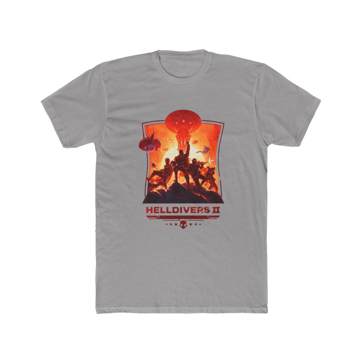 Helldivers 2 Heart of Democracy Art Video G T-Shirt - Official t-shirts merchandise